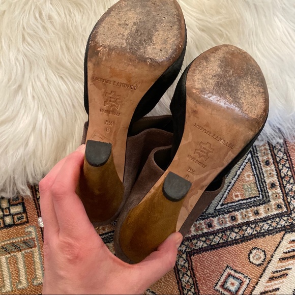 Loeffler Randall Yvette Suede Pumps w/Cut Outs - Picture 6 of 7